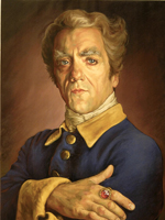 Porträtt av skådespelaren Rolf Lydahl